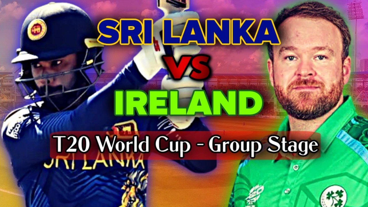 LIVE: Sri Lanka vs Ireland T20 World Cup | Live Commentary & Reactions 🏏🔥