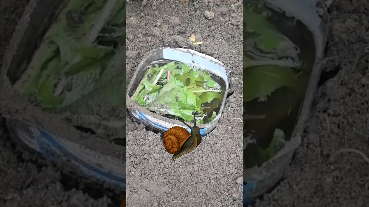 Pułapka na ślimaki #szklarnia #ogrodnictwo #ogr&oacute;d #szklarniaogrodowa #domowyogrod #domowauprawa