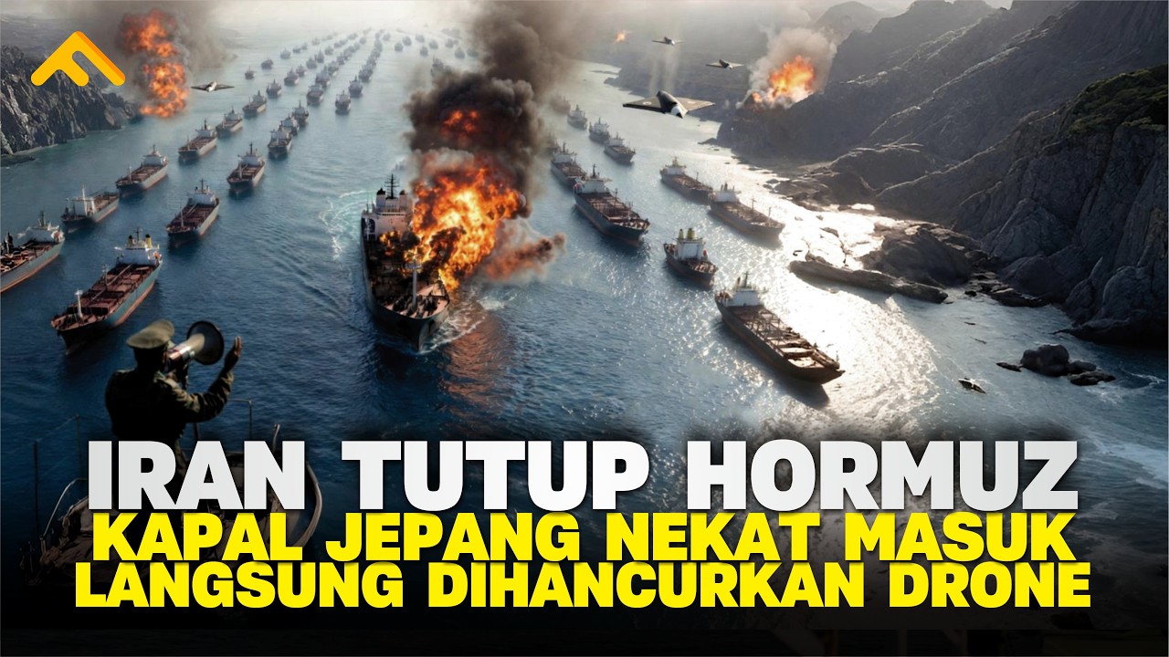 Iran Tutup Selat Hormuz: Kapal Nekat Masuk LANGSUNG DIHANTAM Drone Iran!