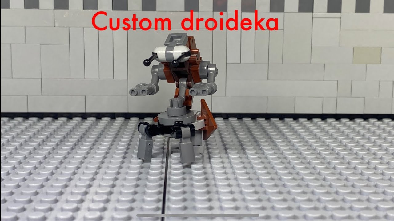 Minifig scale￼ Lego Star Wars Droideka ￼