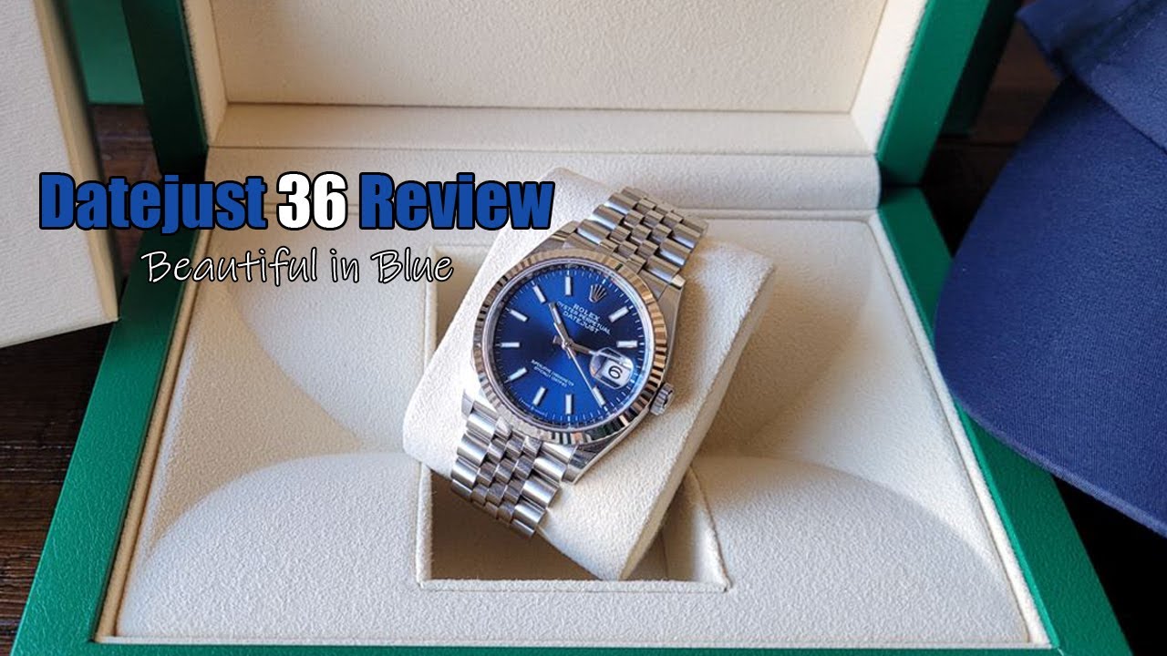 Rolex DateJust 36 Unboxing: Beautiful in Blue