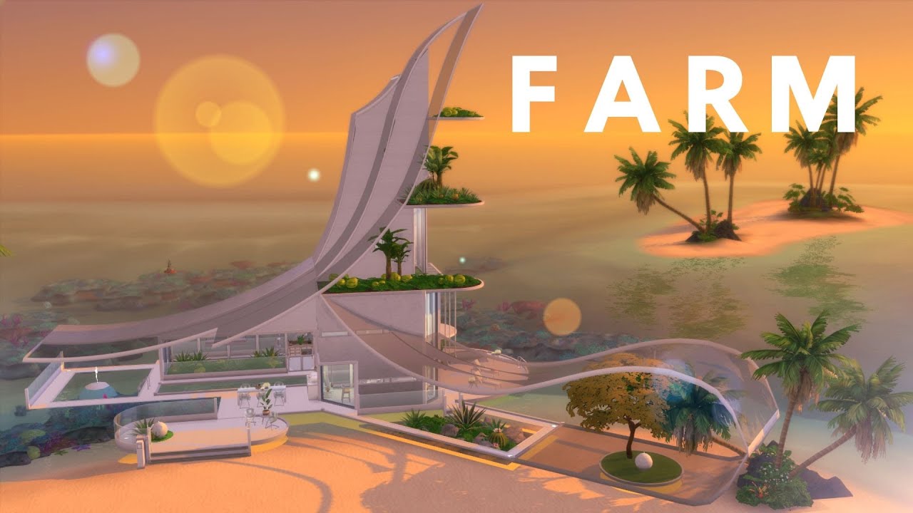 VERTICAL FARM | The Sims 4 Speed Build | The Sim Stream | NOCC