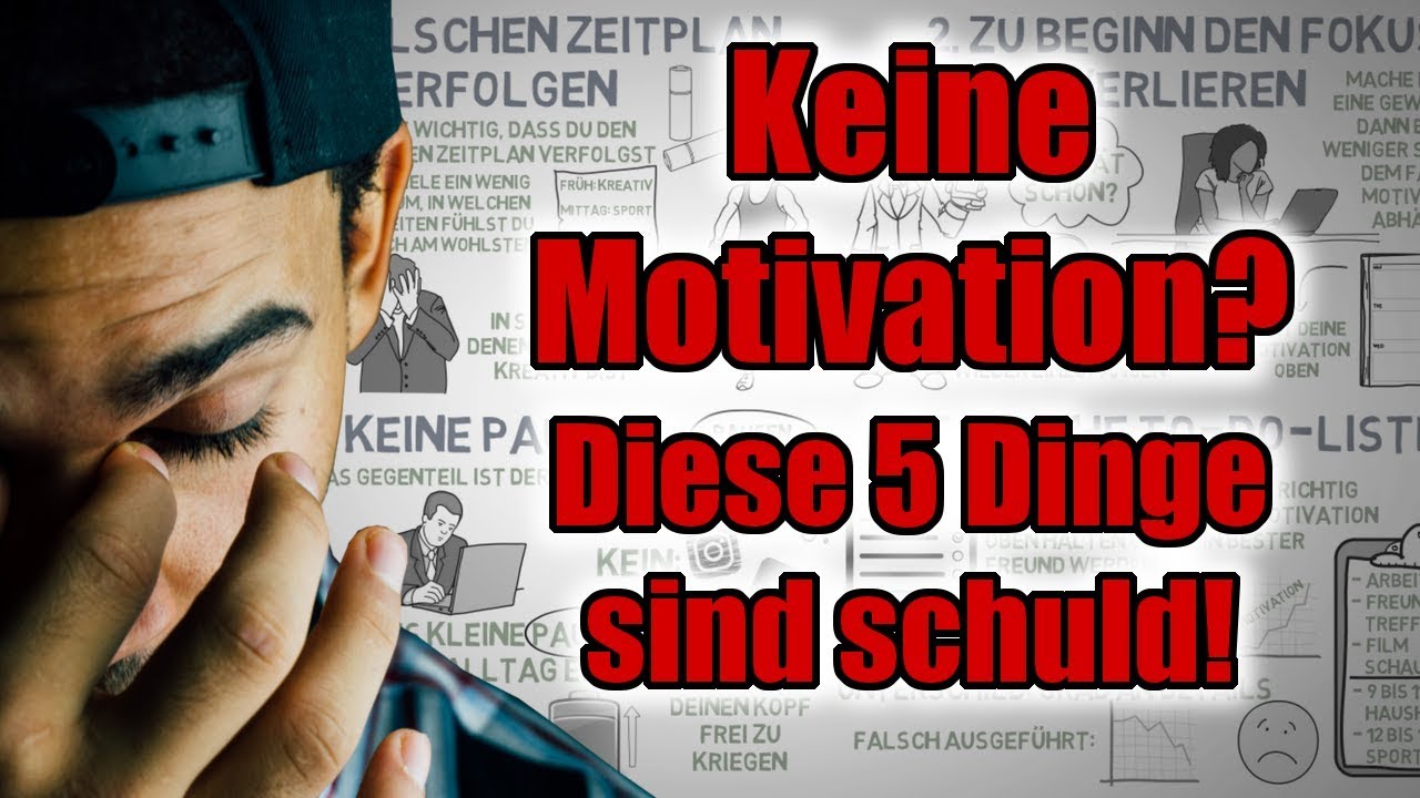 5 Motivationskiller mit denen du nie gerechnet hättest (SOFORTLÖSUNG)