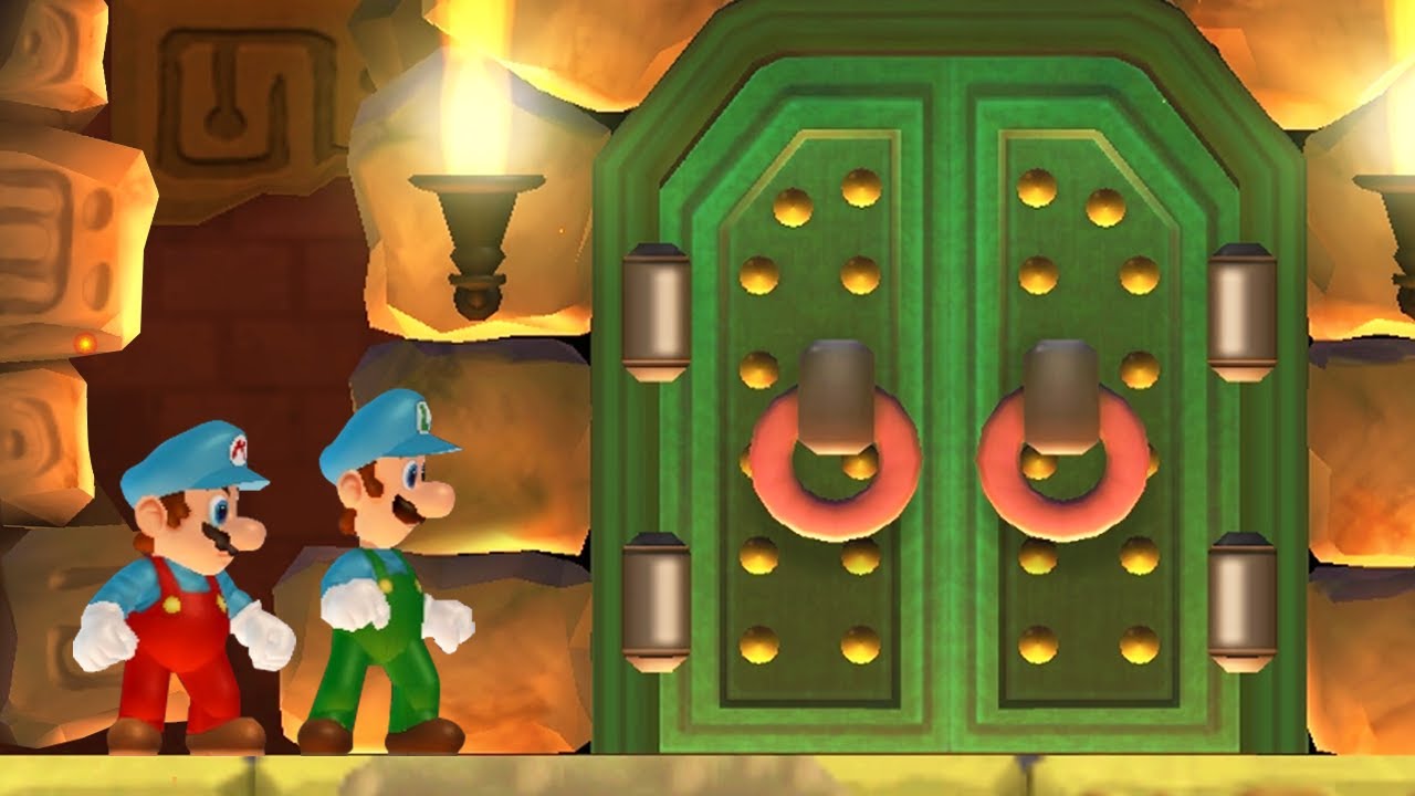 New Super Mario Bros Wii Co-Op Walkthrough - World 8 (2 Player)