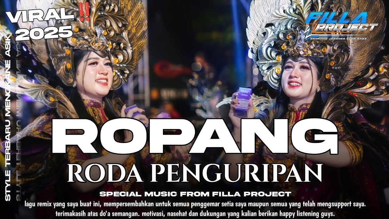 DJ ROPANG RODA PANGURIPAN DENNY CAKNAN X NDX AKA VIRAL TIKTOK TERBARU FILLA PROJECT RMX 