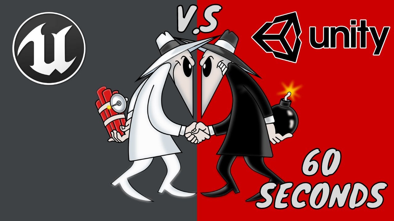 Unreal V.S Unity |Pros & Cons - In 60 Seconds|