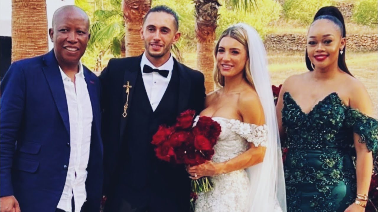 Julius Malema set tongues wagging after attending the Mazotti's wedding,The filthy rich family