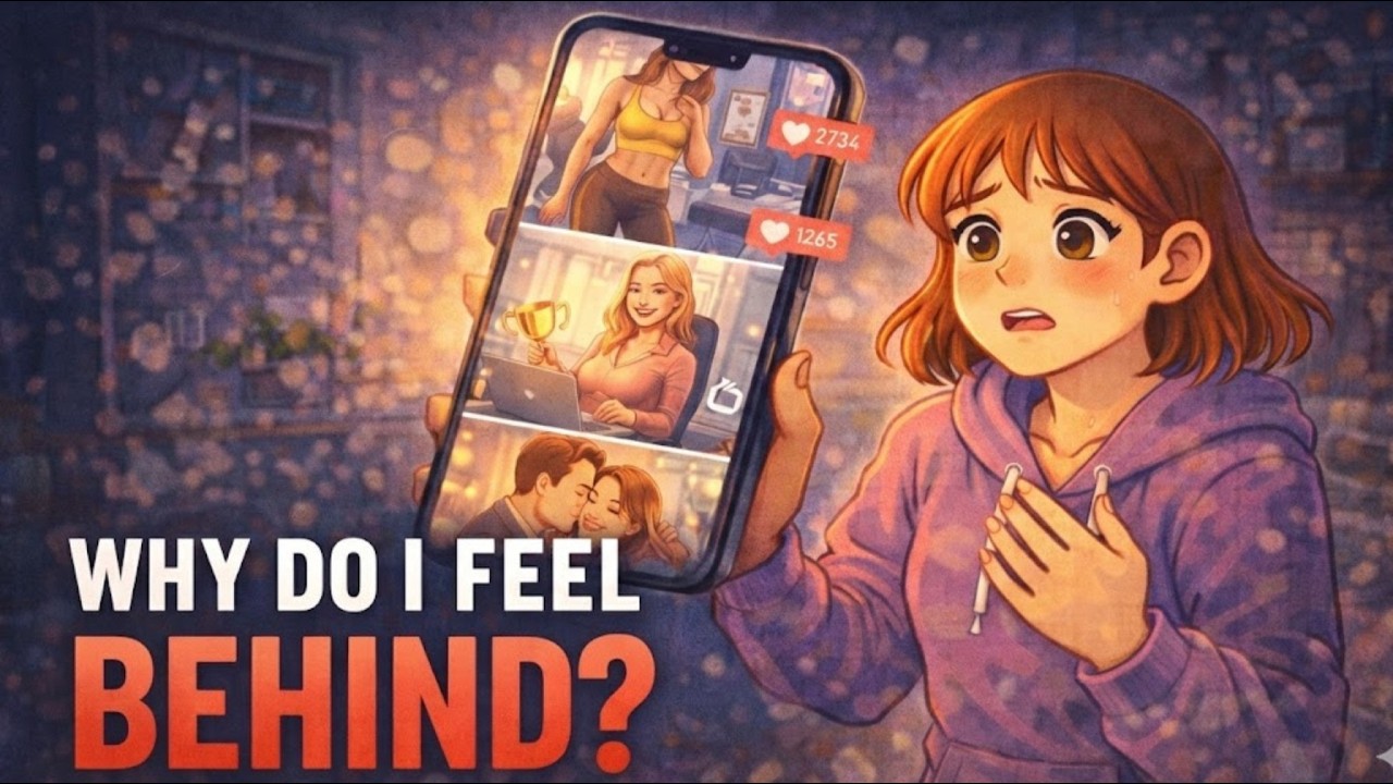 why social media makes me feel behind