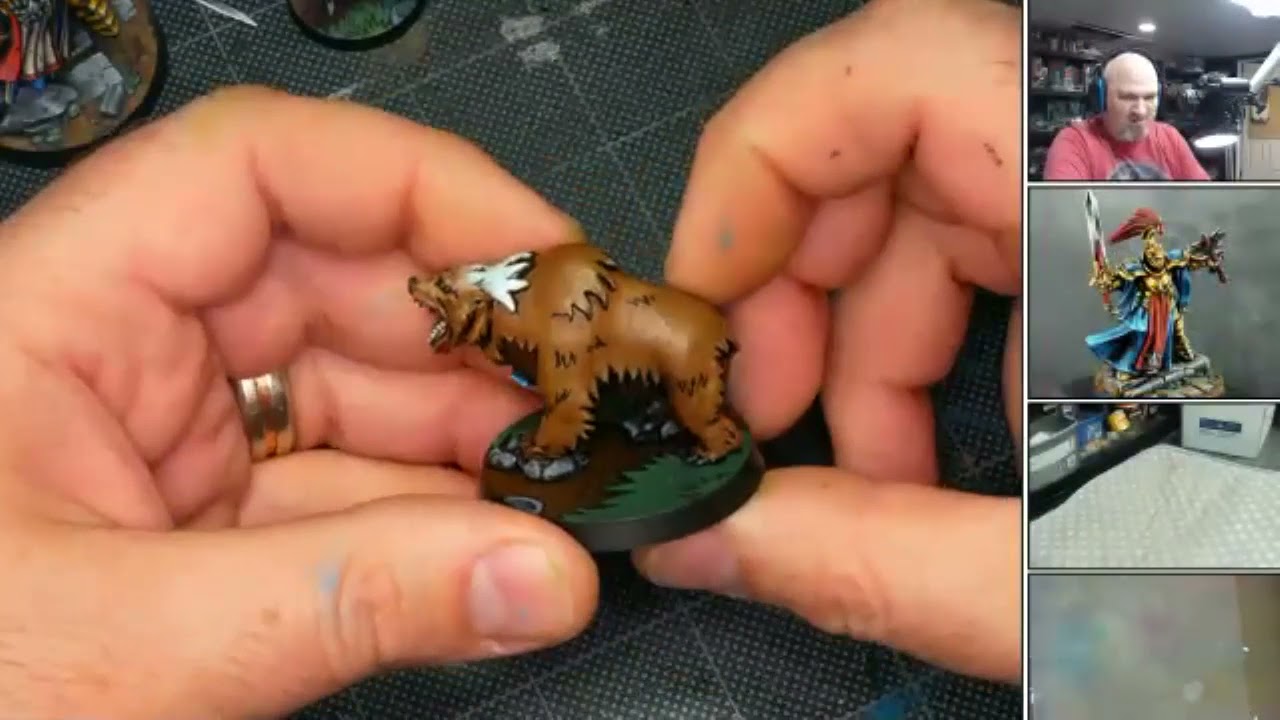 Off the Page and On the Table Comic Style Painting - Mike Cousins - Painting Demonstration