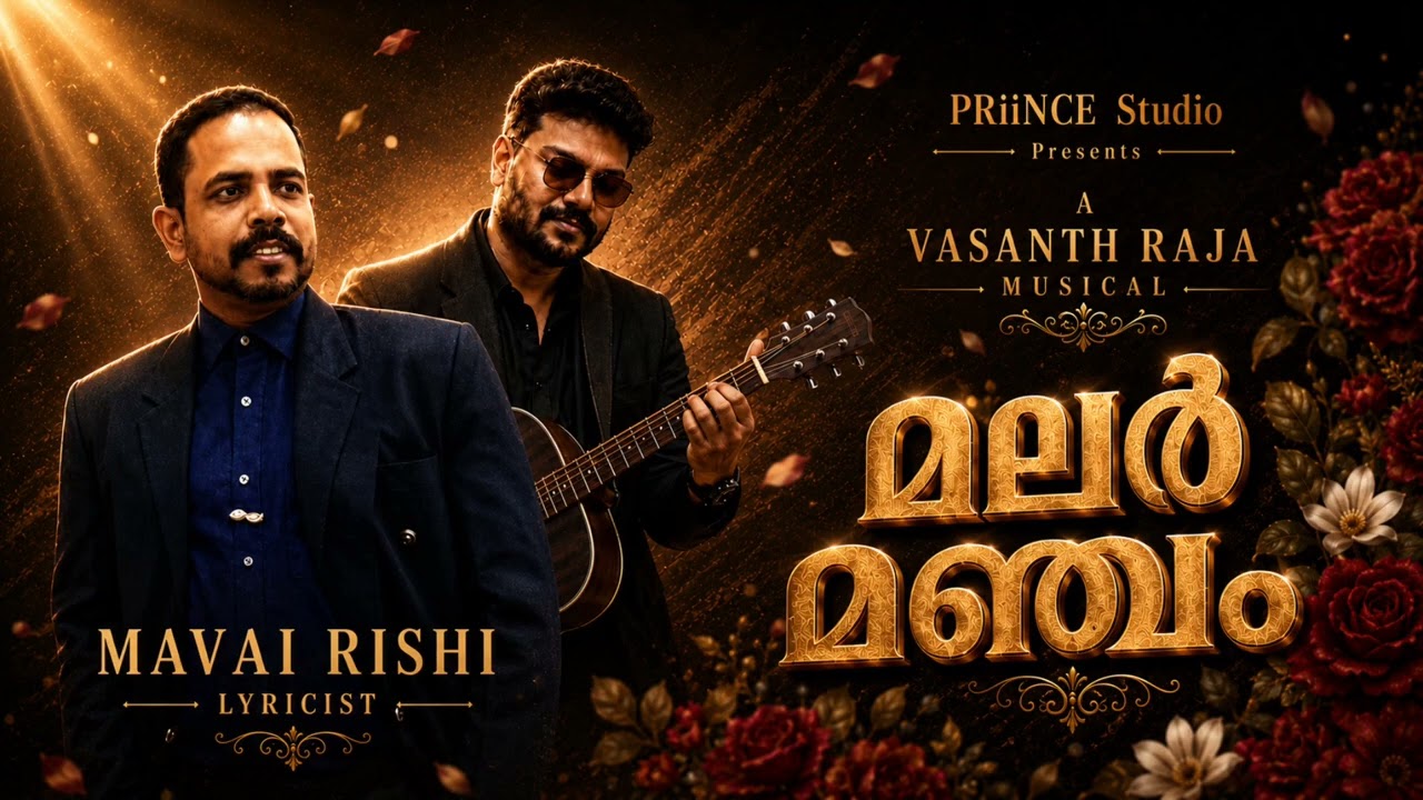 മലർ മഞ്ചം song /Arul Priince studio/ Lyricist Rishi/love song