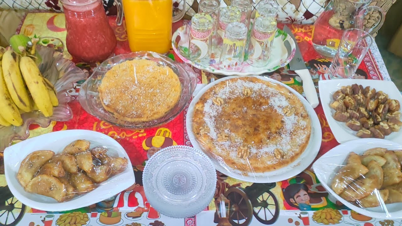 أول عزومه أعملها في رمضان  كانت لأهل زوجي  عزومه بسيطه بث تشرف 👍