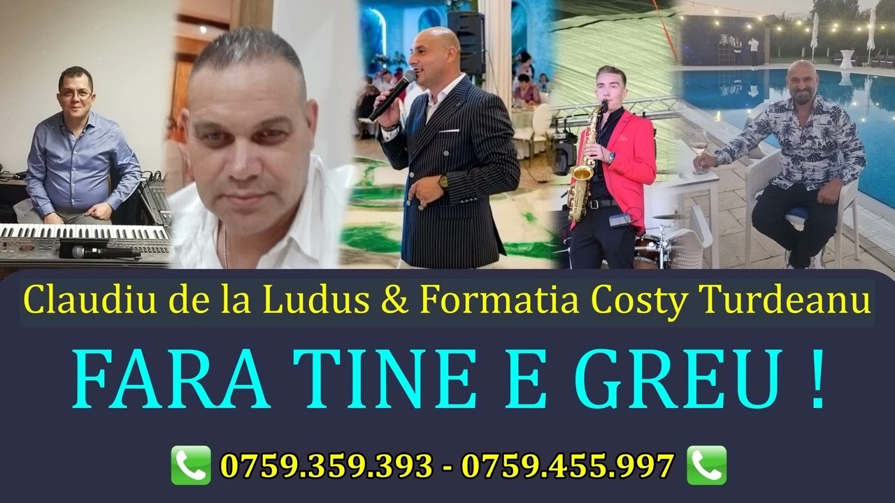 Claudiu de la Ludus - Fara tine e greu  LIVE 2025