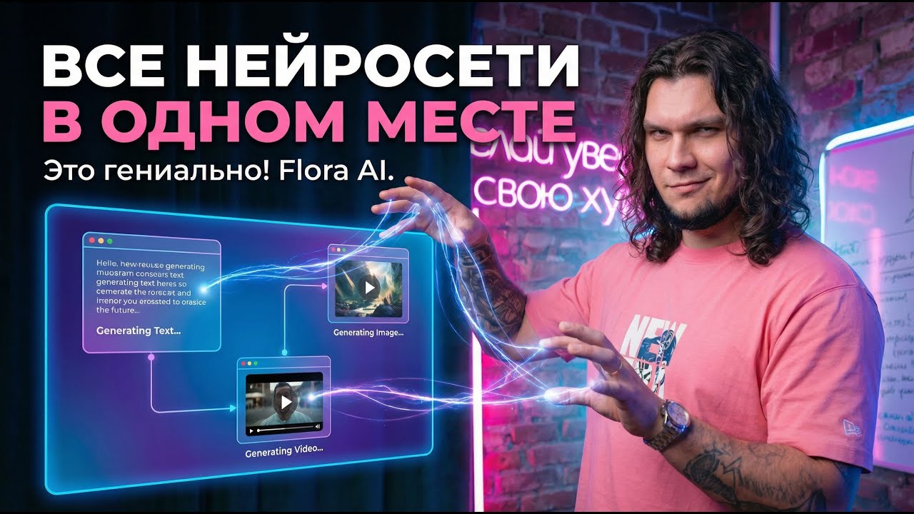 ОДНА НЕЙРОСЕТЬ заменяет ВСЕ! Обзор Flora AI