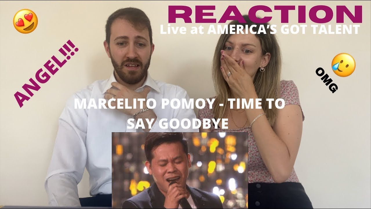 ITALIANS REACT TO Marcelito Pomoy TIME TO SAY GOODBYE Live at AMERICA'S GOT TALENT 