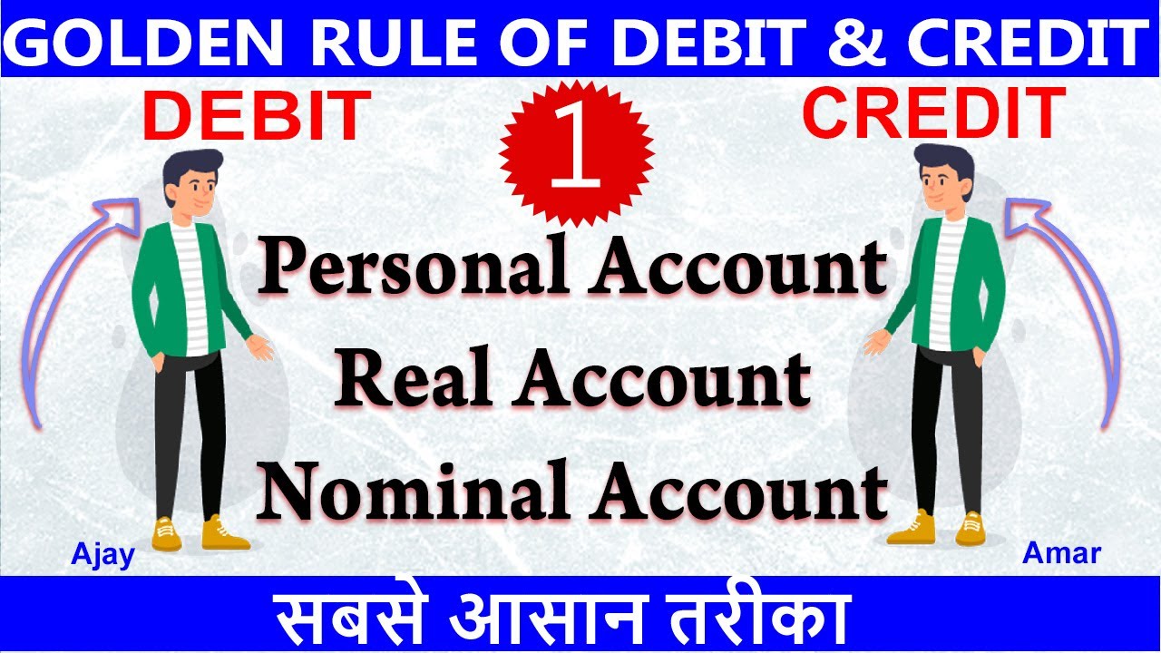 #1 Journal Entries | Concept Behind Rules of Debit and Credit | Golden Rules of Accounts | Class 11