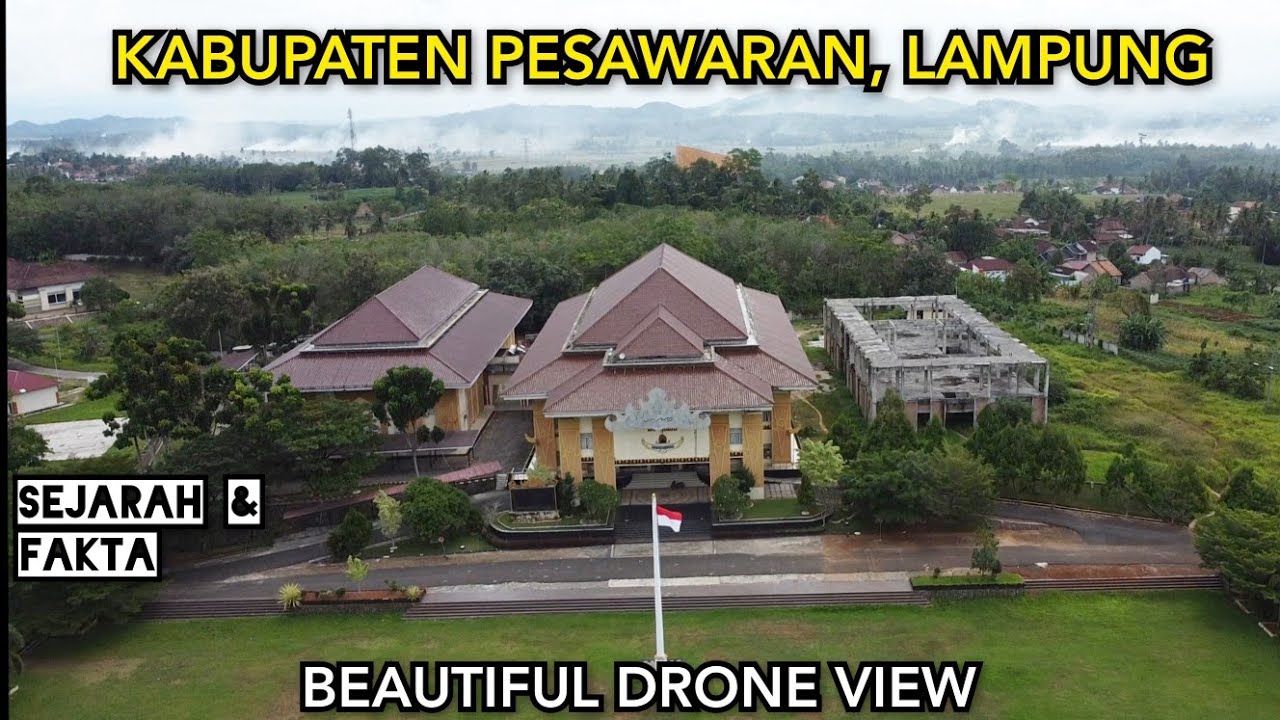 Kabupaten Pesawaran Provinsi Lampung, Fakta dan Sejarah Pesawaran Lampung | Beautiful Drone View