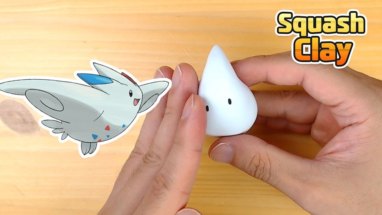 Sculpting Togekiss Fairy/Flying Pokémon Clay art