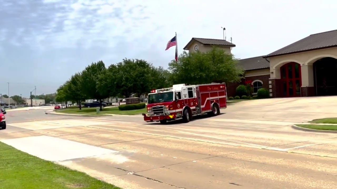 The Colony Fire Department Squad 18 Responding