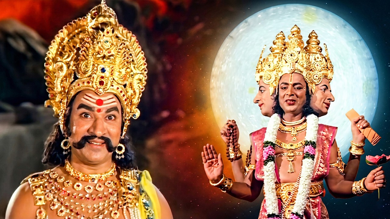 ತಪಸ್ಸು ಮಾಡಿ ಬ್ರಹ್ಮದೇವನಿಂದ ವರ ಪಡೆದುಕೊಂಡ ಹಿರಣ್ಯಕಶಿಪು | Bhaktha Prahlada Kannada Movie Part 04