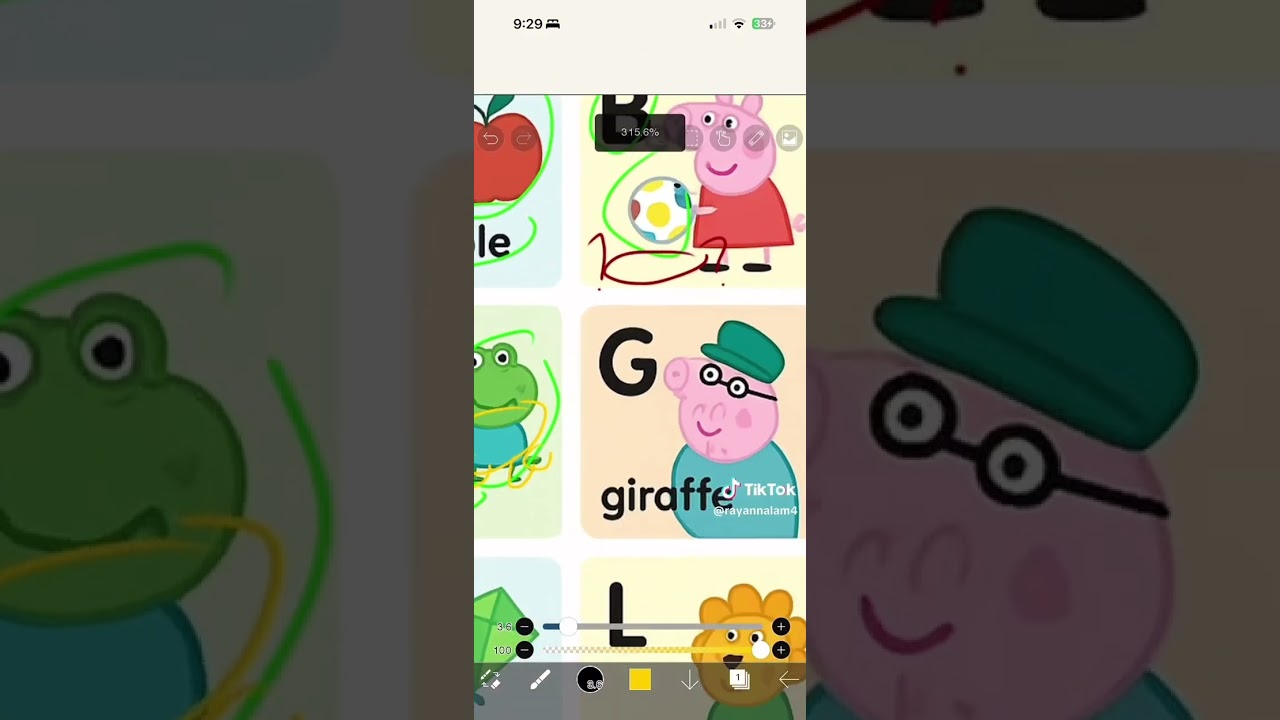 Correcting The Chatgpt's Peppa Pig Alphabet Chart Because It's Wrong! (122 Seconds)
