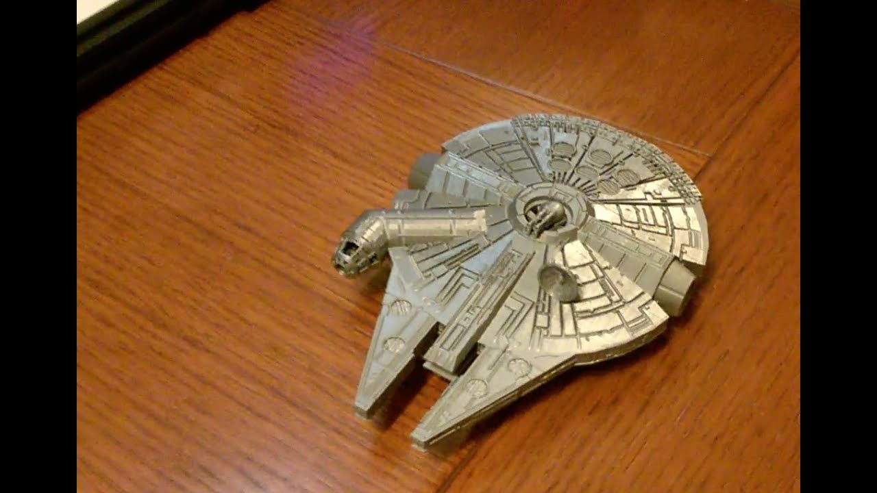 The modified YT 1300 Corellian light freighter Millennium Falcon