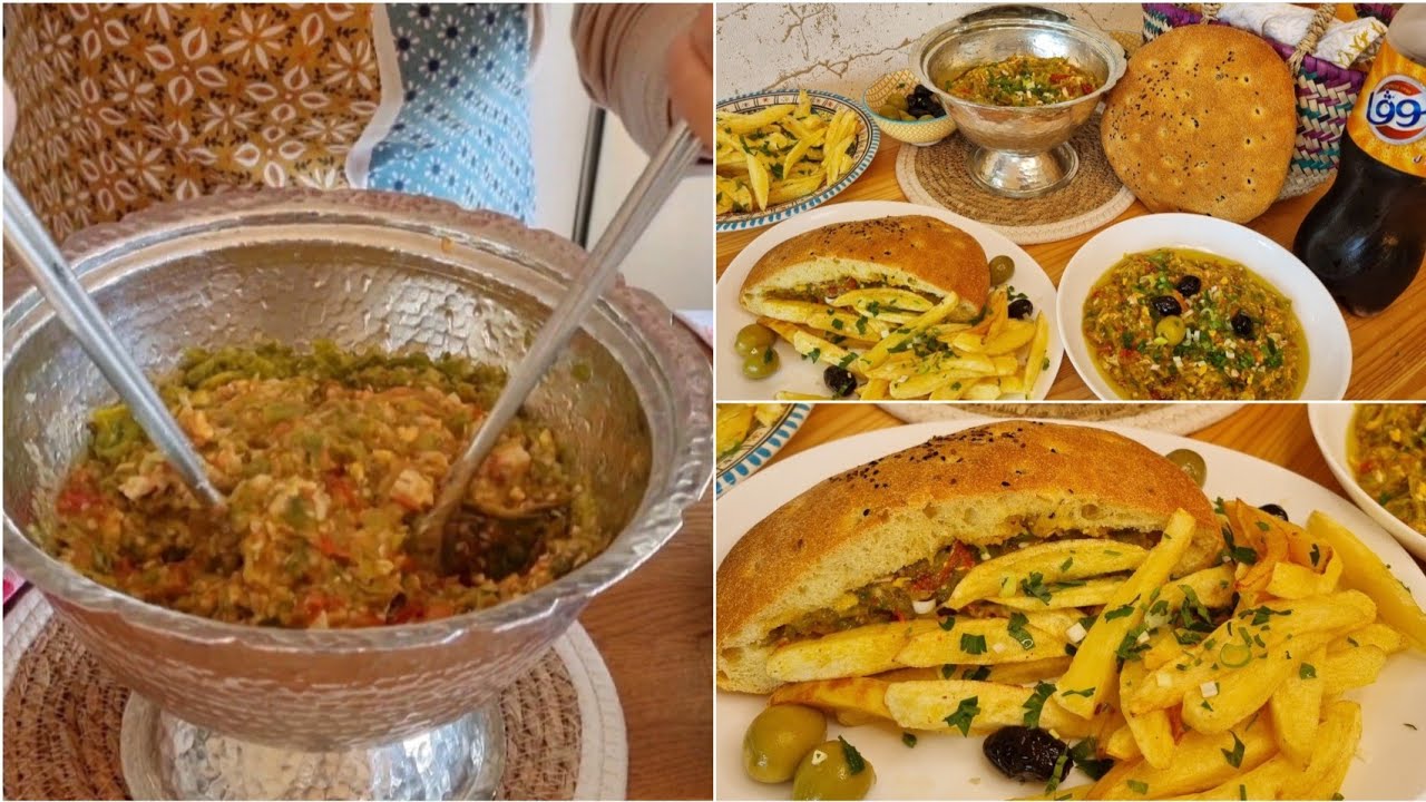 كفتاجي القيروان وصفة أصلية/كفتاجي خيري بكل أسراره/خبز الشواي القروي🇹🇳 Kafteji Kairouan/khobz chawey