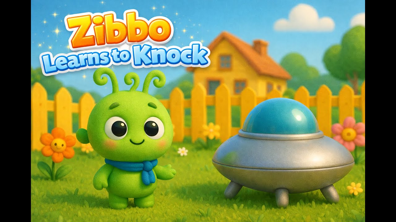 Zibbo Learns to Knock — 🌙 A Cozy Bedtime Story 🌙👽