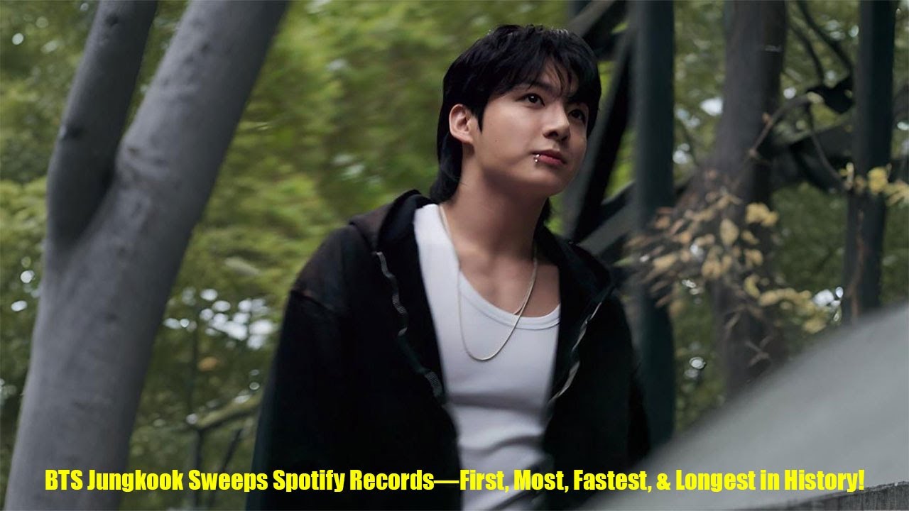 Чонгук из BTS побил рекорды Spotify — первое место, наибольшее количество, самая быстрая и самая