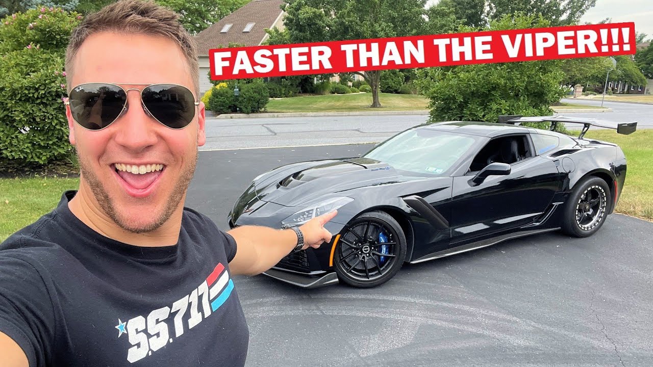 Мой 1000-сильный ZR1 НАКОНЕЦ-ТО ДОМА!!! ПЕРВАЯ ПОЕЗДКА + БЫСТРЕЕ, ЧЕМ МОЙ TWIN TURBO Viper?!?