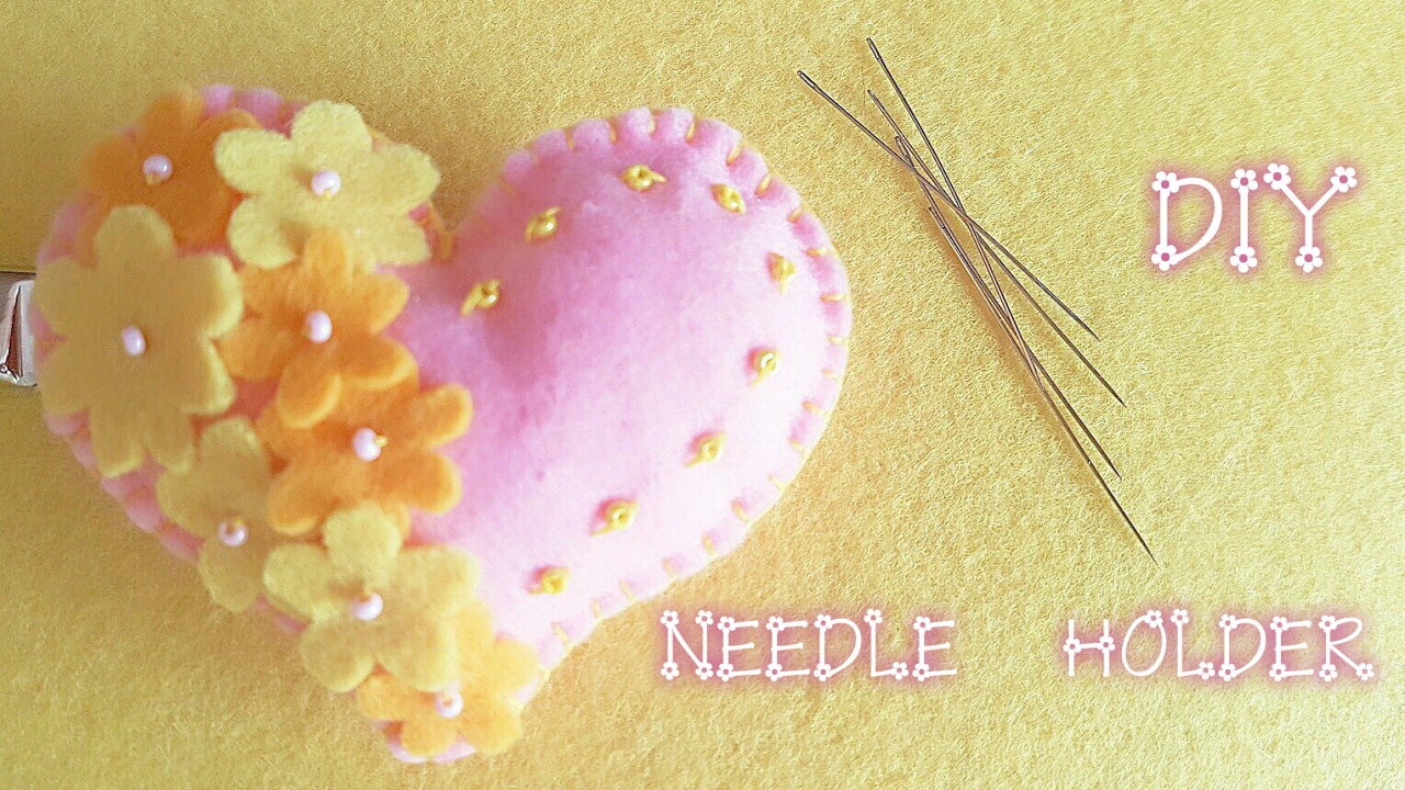 #DIY - ИГОЛЬНИЦА ИЗ ФЕТРА Ӏ Сердечко из фетра