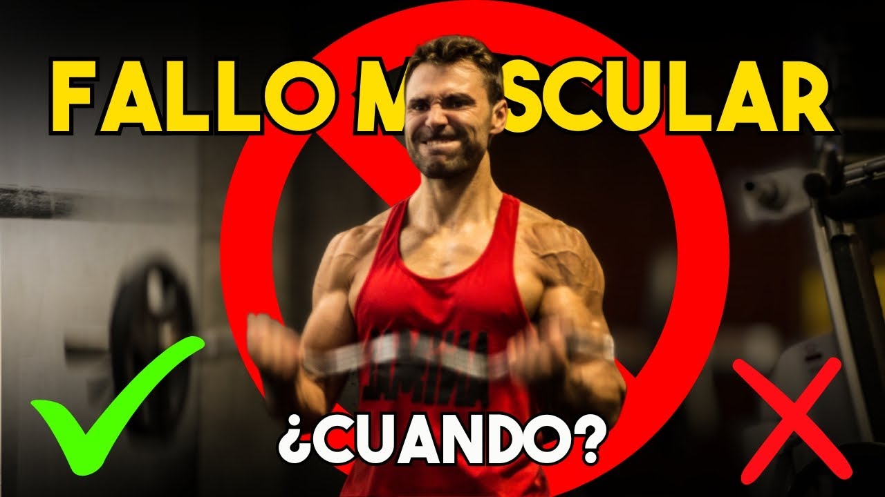🛑 Entrenar al FALLO MUSCULAR: Lo Bueno, Lo Malo y Lo Útil 🛑