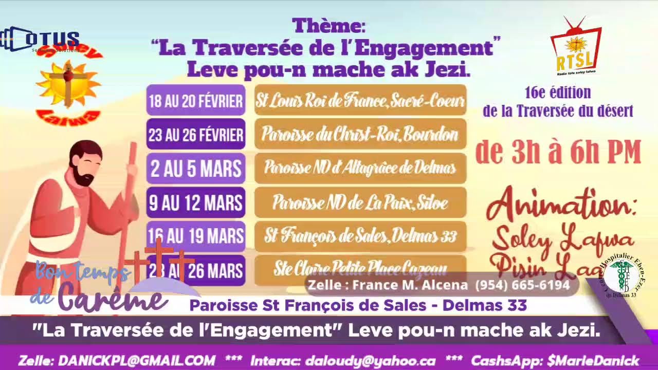 16e Édition de la Traversée du Désert (20e Jour) Paroisse ST. François de Sales