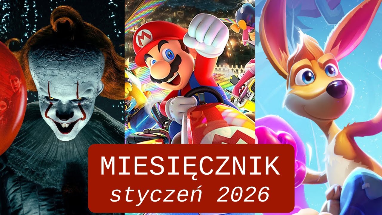 CO BYŁO GRANE, CZYTANE I OGLĄDANE | MIESIĘCZNIK #01