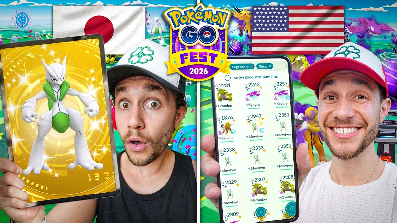 Pok&eacute;mon GO Fest Япония против США