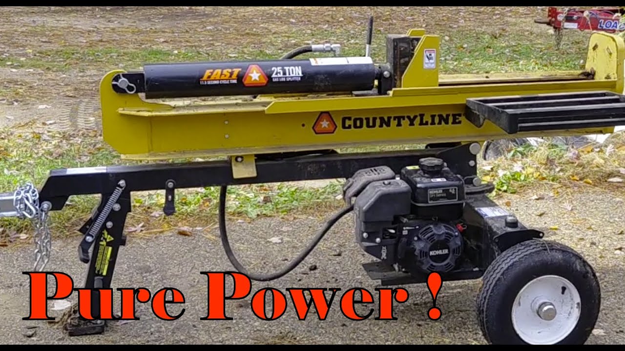 Will It Start !!  Log splitter has not ran in 4 years..