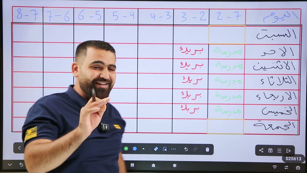 جدول لطلاب BTEC  / مع المهندس مالك ناصر / منصة تقني