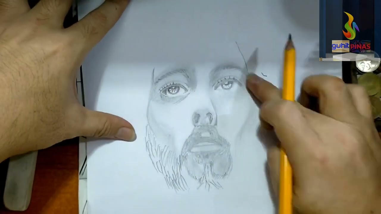 Art Challenge Drawing Portrait Using Mongo Pencil | ART CHALLENGE | GUHIT PINAS TV