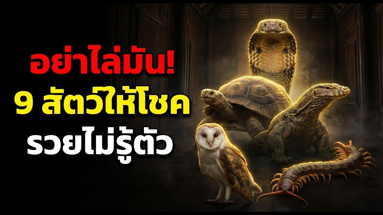 อย่าไล่มัน(แบบรุนแรง)! 9 สัตว์เข้าบ้านบอกเหตุรวย พร้อมวิธีรับมือสัตว์อันตรายให้ถูกหลักเมตตาธรรม
