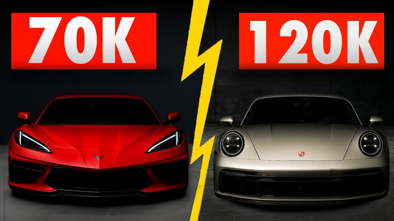 ВАУ! Самый дешёвый Porsche 911 против Chevrolet Corvette 2025 года