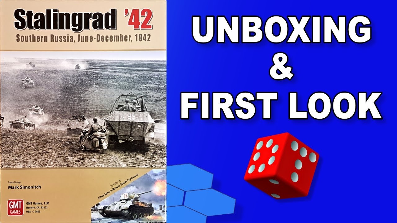 Stalingrad '42, 2. edycja &ndash; UNBOXING PREVIEW | GRA WOJENNA II WOJNY ŚWIATOWEJ | Gra planszowa o t...