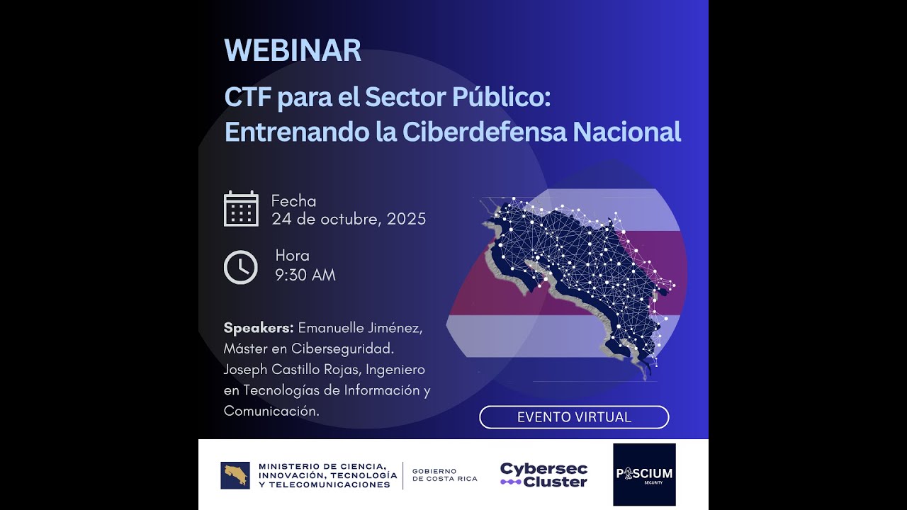 Webinar: “CTF para el Sector Público: Entrenando la Ciberdefensa Nacional