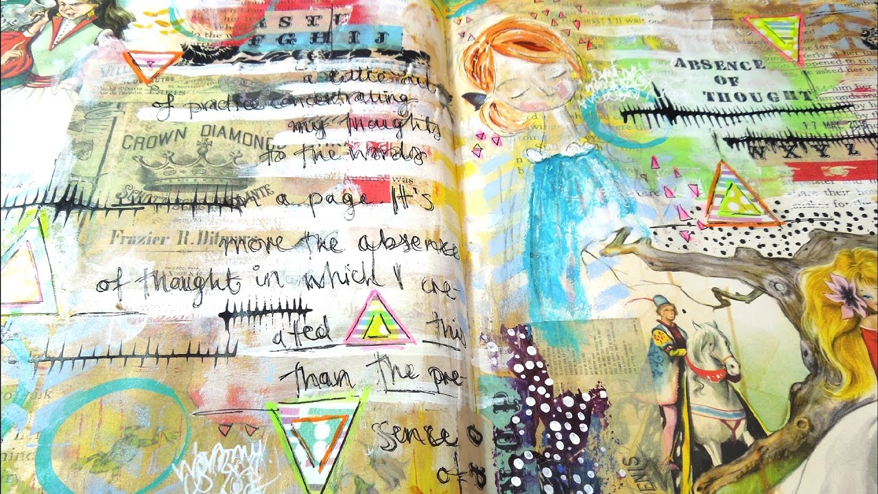 Your Favourite Ever Art Journal Page ~ A Timelapse Process