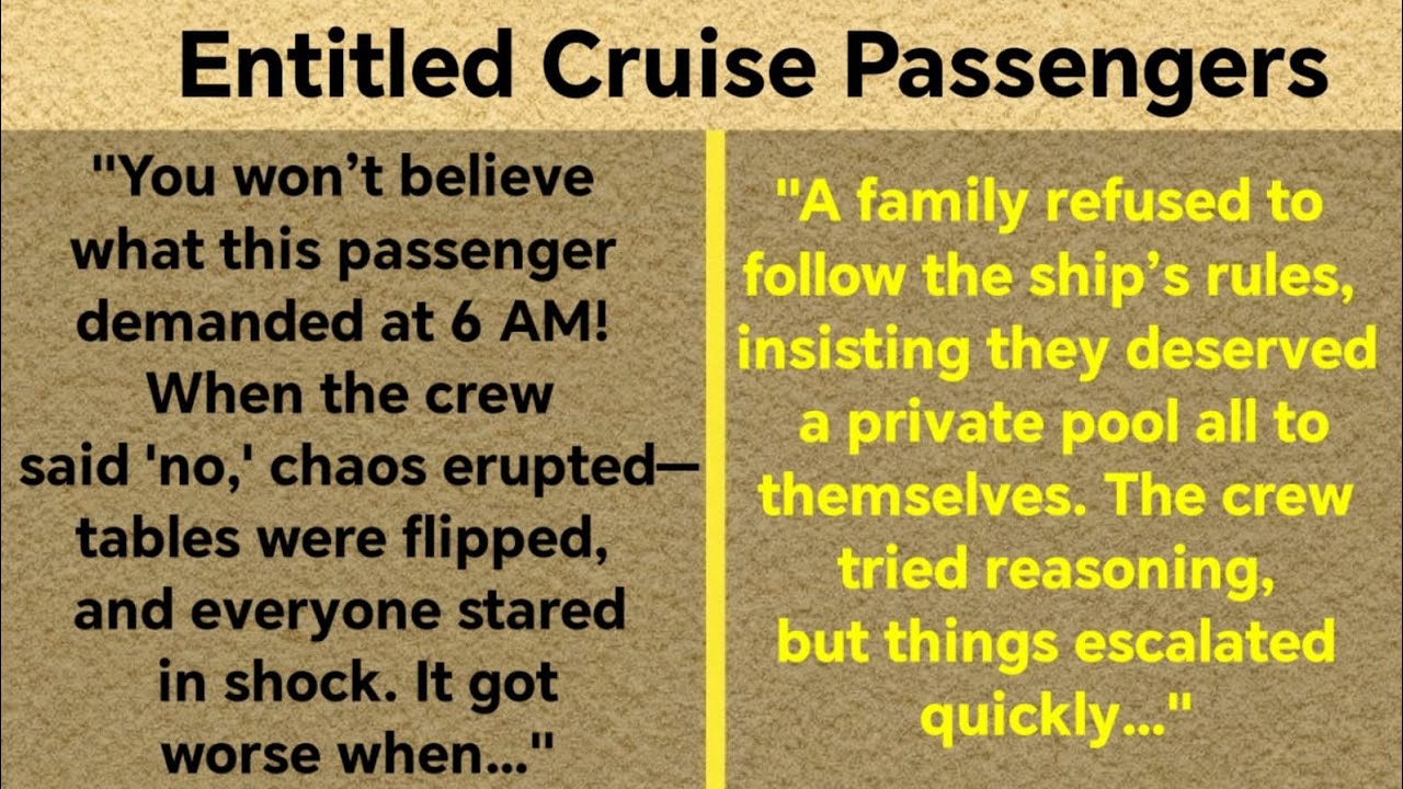 “You Won’t Believe These TRASHIEST Cruise Ship Passengers 😳🚢”