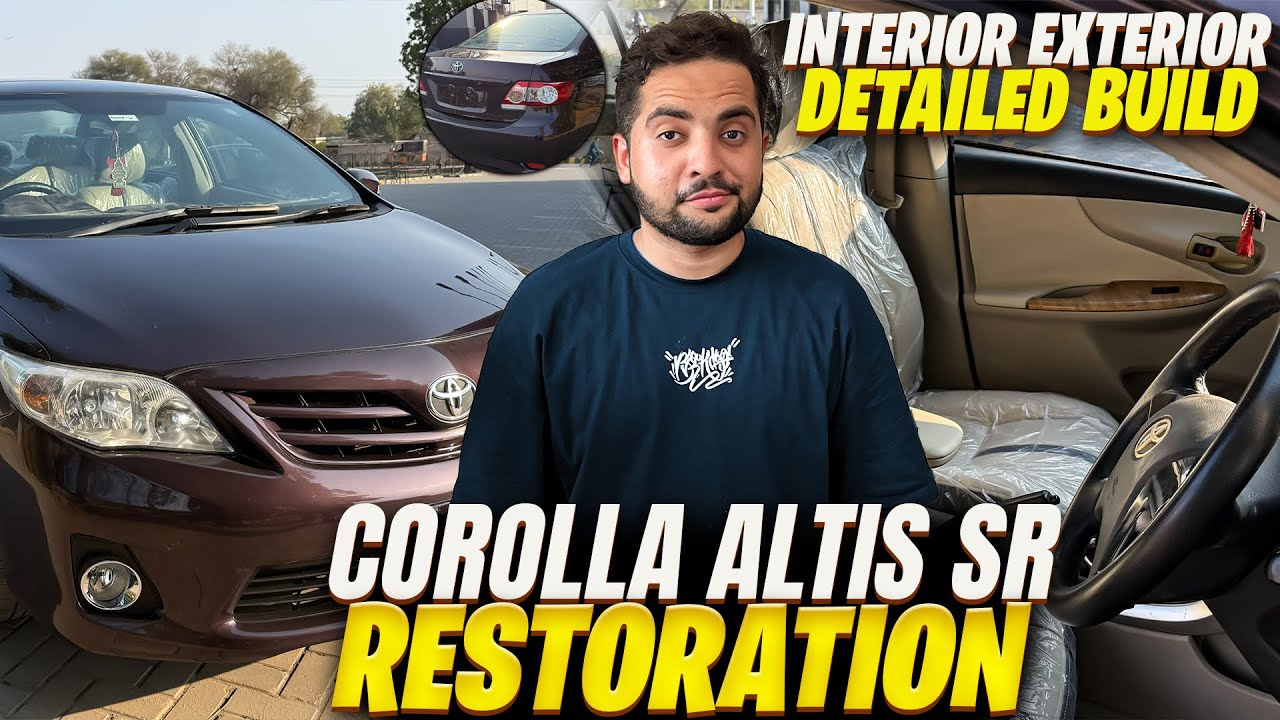 Toyota Corolla Altis SR Full Restoration | Interior Exterior Detailed Build