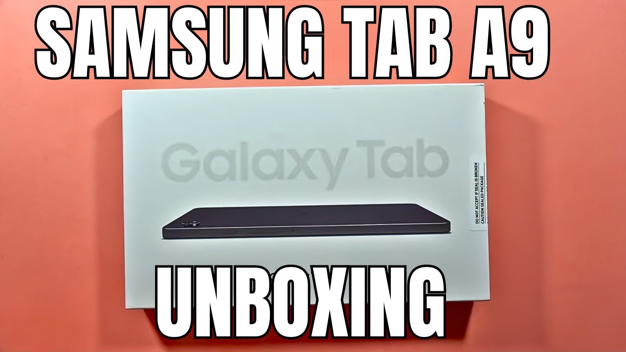 Samsung Galaxy Tab A9: Unboxing #taba9