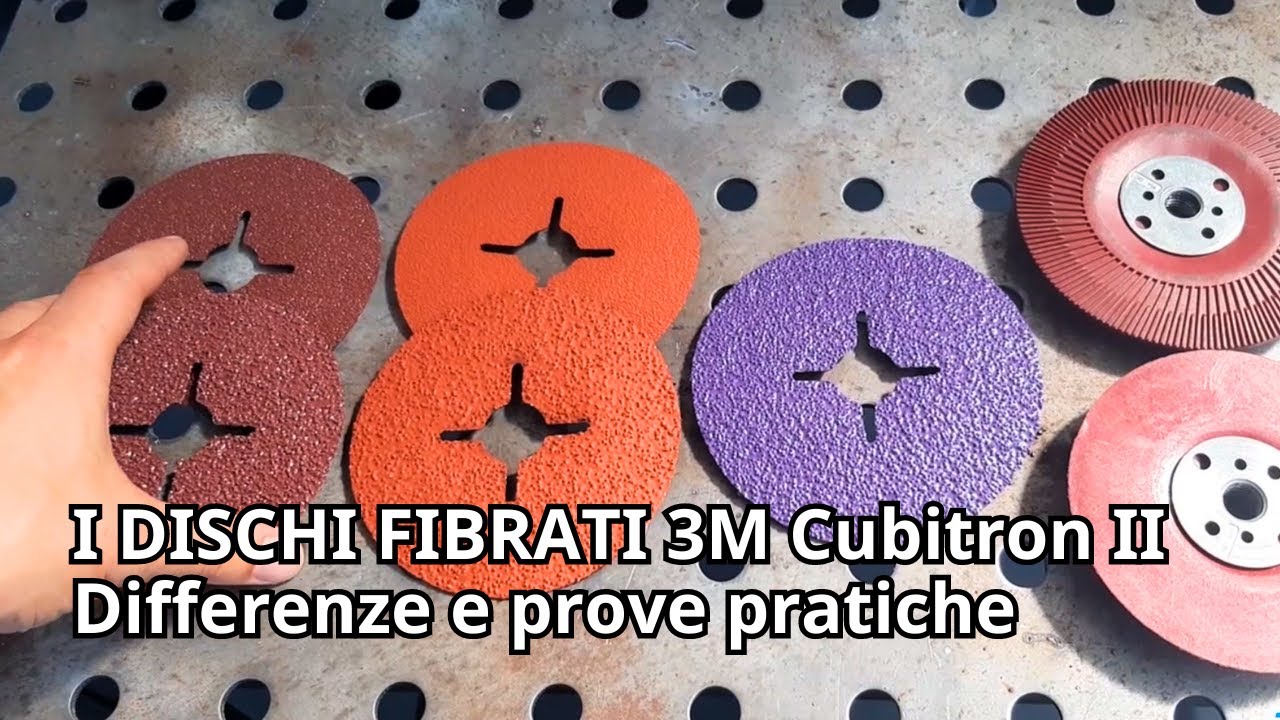 Dischi fibrati 3M Cubitron II 982C 987C e 982CX: DIFFERENZE e DIMOSTRAZIONE PRATICA