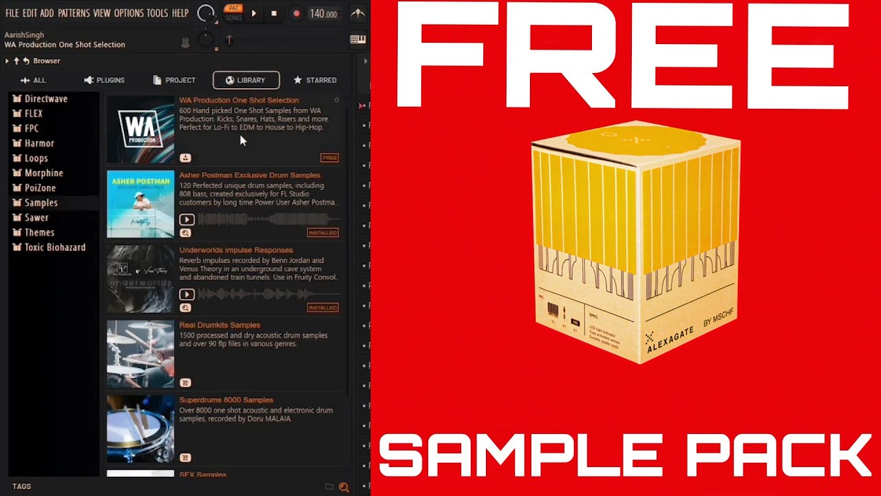 Free Sample Pack 2023 (Lofi,House, EDM, Hip Hop)