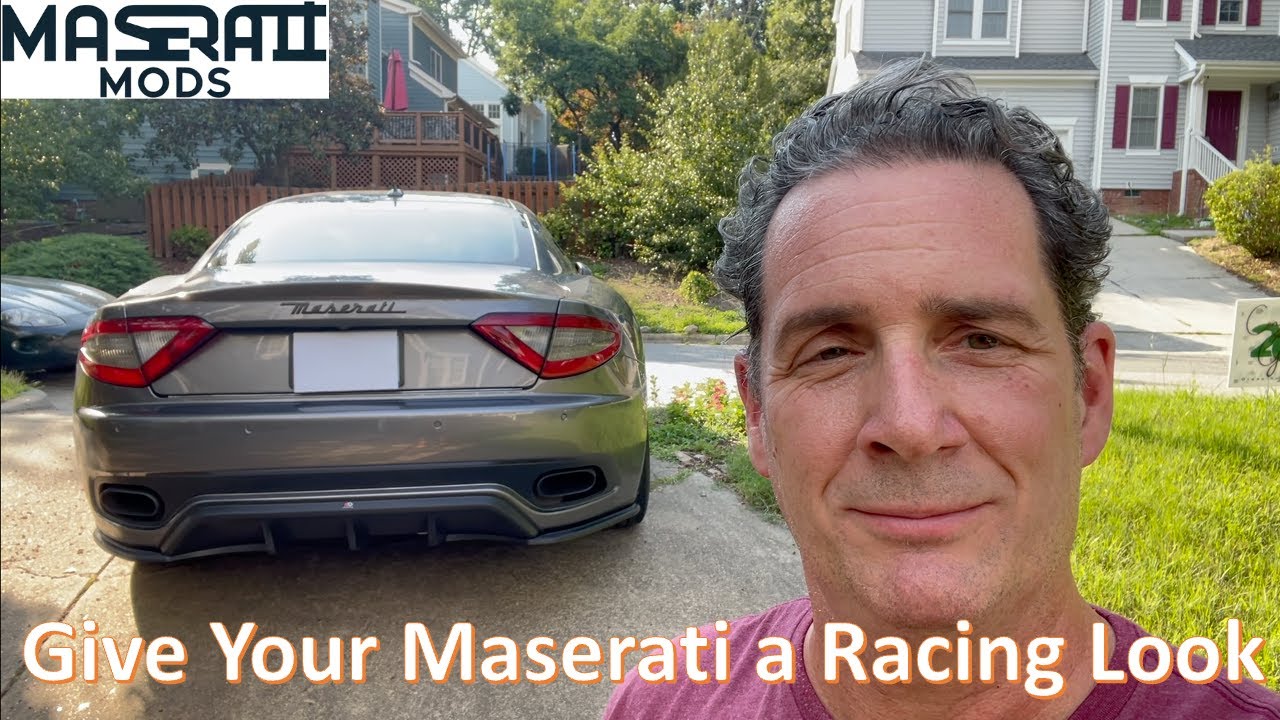 Maserati GranTurismo Rear Valance Splitter Review & Installation