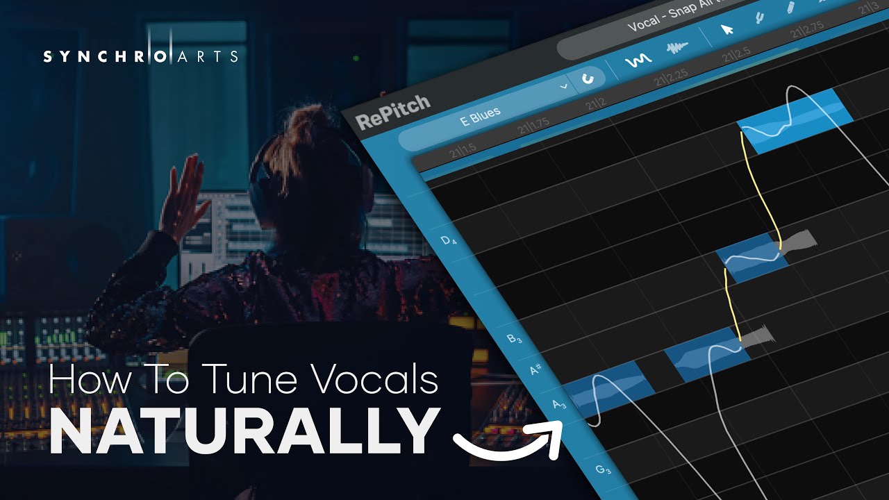 How To Tune Vocals NATURALLY with RePitch | A Quick Start Guide