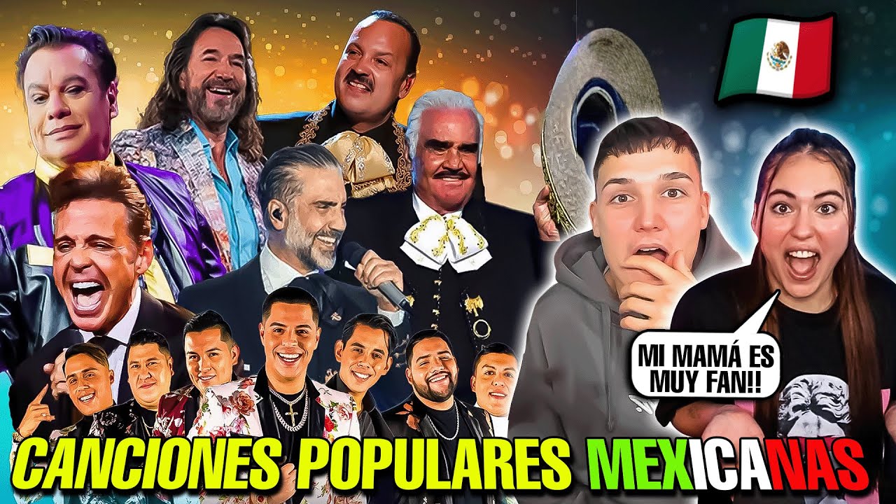 🇪🇸 MIS SOBRINOS REACCIONAN a las CANCIONES MEXICANAS MÁS POPULARES DE CADA AÑO 🇲🇽 *DE 1940 A 2024*